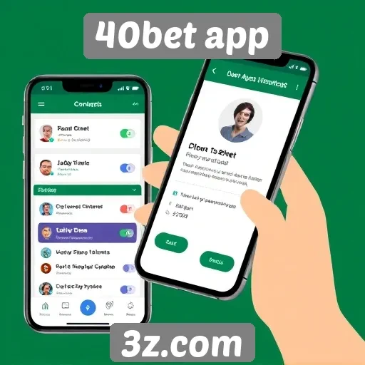 Atendimento ao cliente no 40bet app