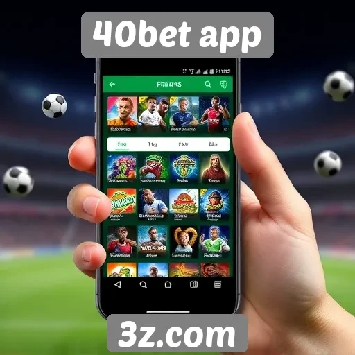 Opções de jogos disponíveis no 40bet app