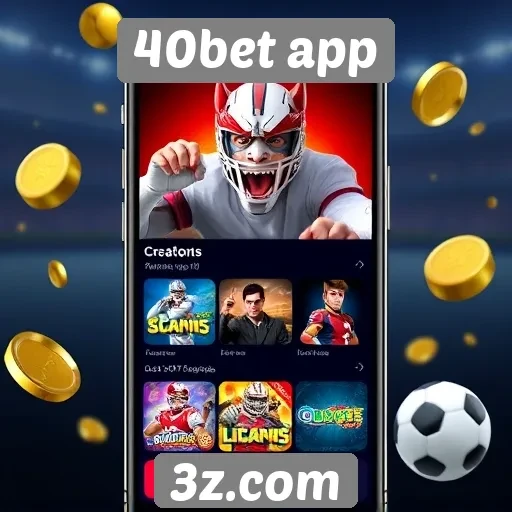 Exploração das opções de jogos no 40bet app